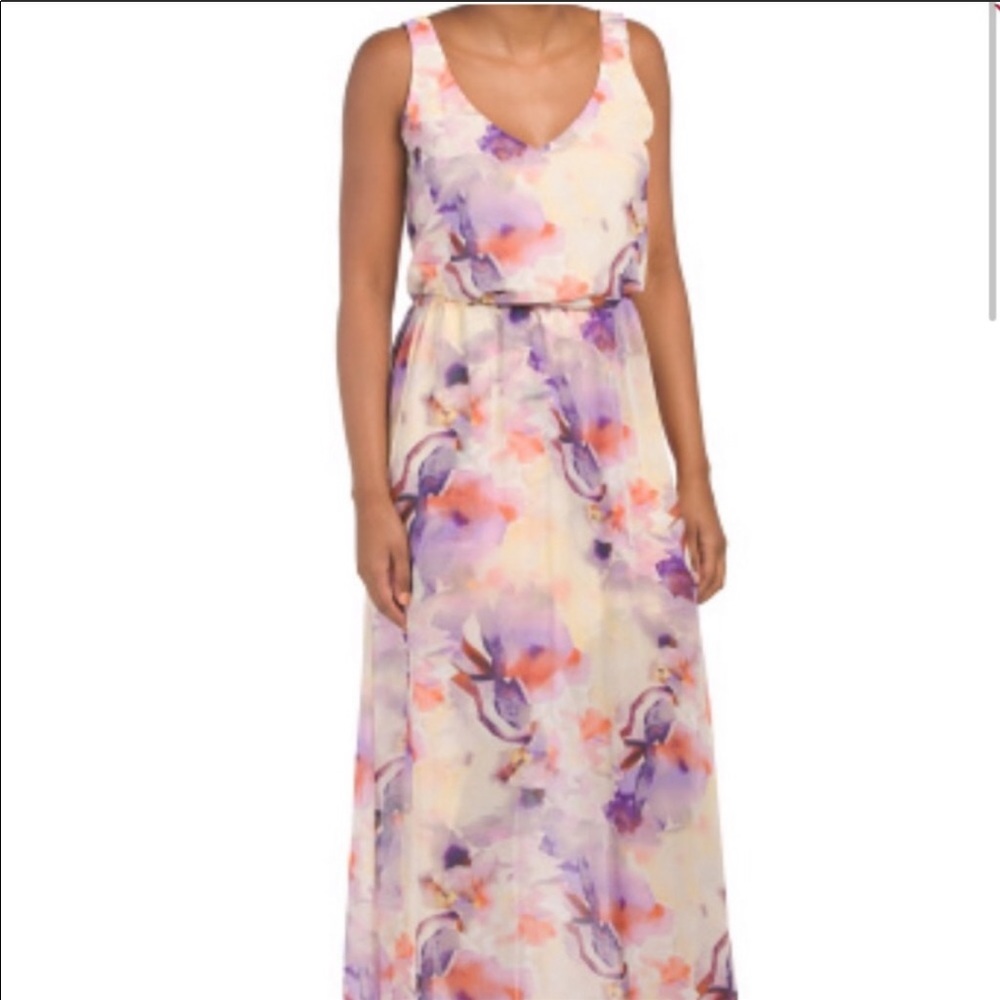 Show me your mumu Kendall purple floral maxi dress